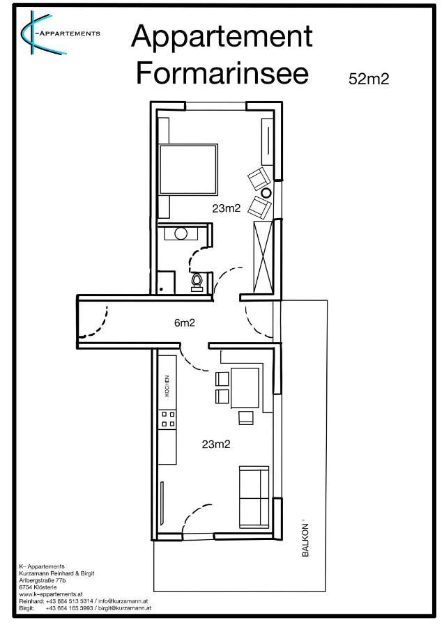 K-Appartements Klosterle Exterior photo